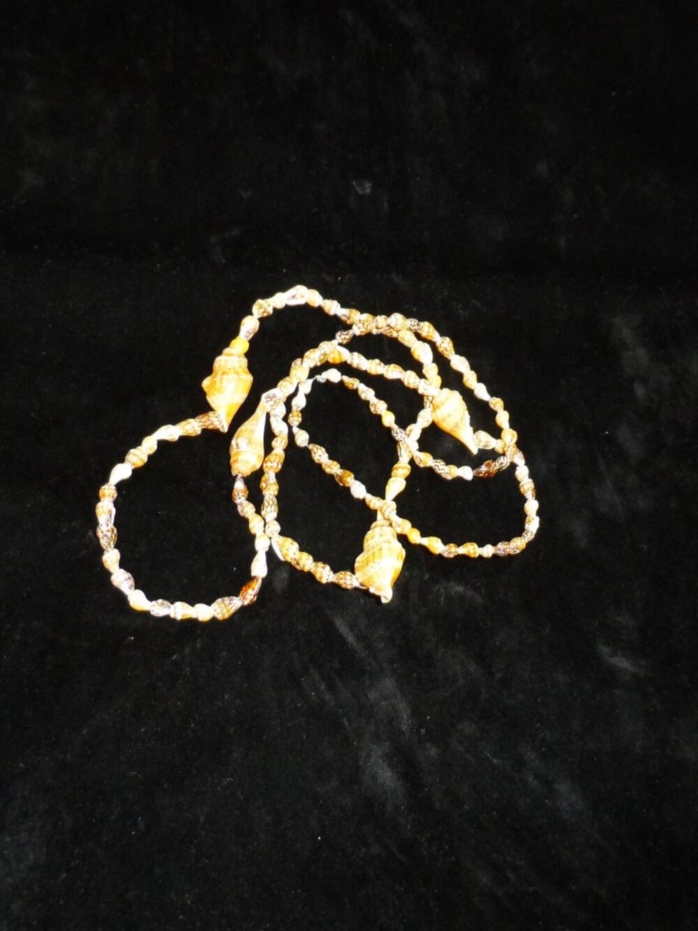 Natural SHELL NECKLACE CREAM BROWN JEWELRY 17" LONG bundle -3pcs., - Picture 7 of 9
